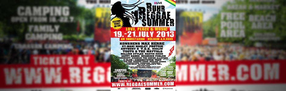 Ruhr Reggae Summer MadR 2013 - Vorbericht