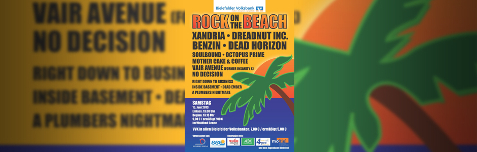 Rock on the Beach Open Air 2013 - Vorbericht