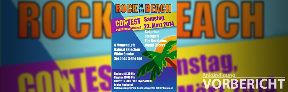 Rock on the Beach Contest 2014 - Vorbericht