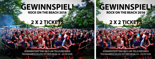 Gewinnspiel - Rock on the Beach 2014