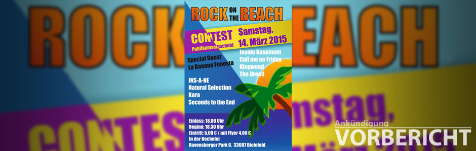 Rock on the Beach Contest 2015 - Vorbericht