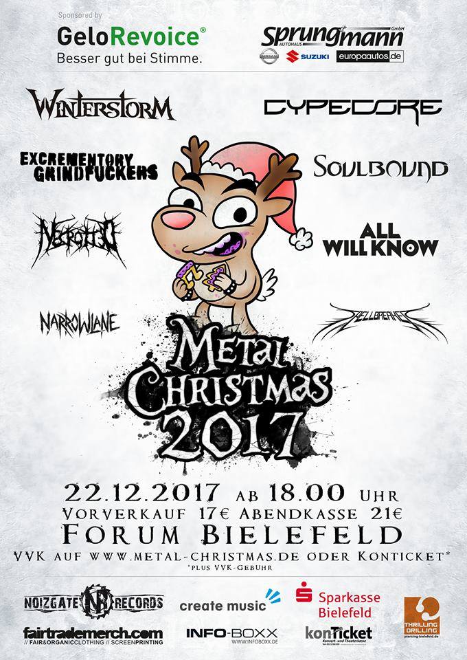 Metal Christmas 2017 - Poster